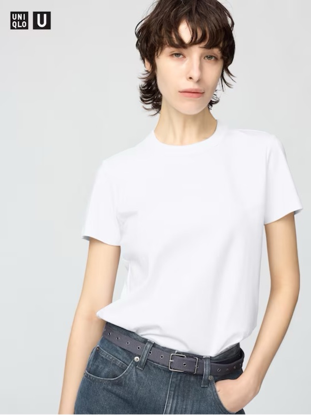 Uniqlo Heavyweight White Short Sleeve Crewneck Tee Large